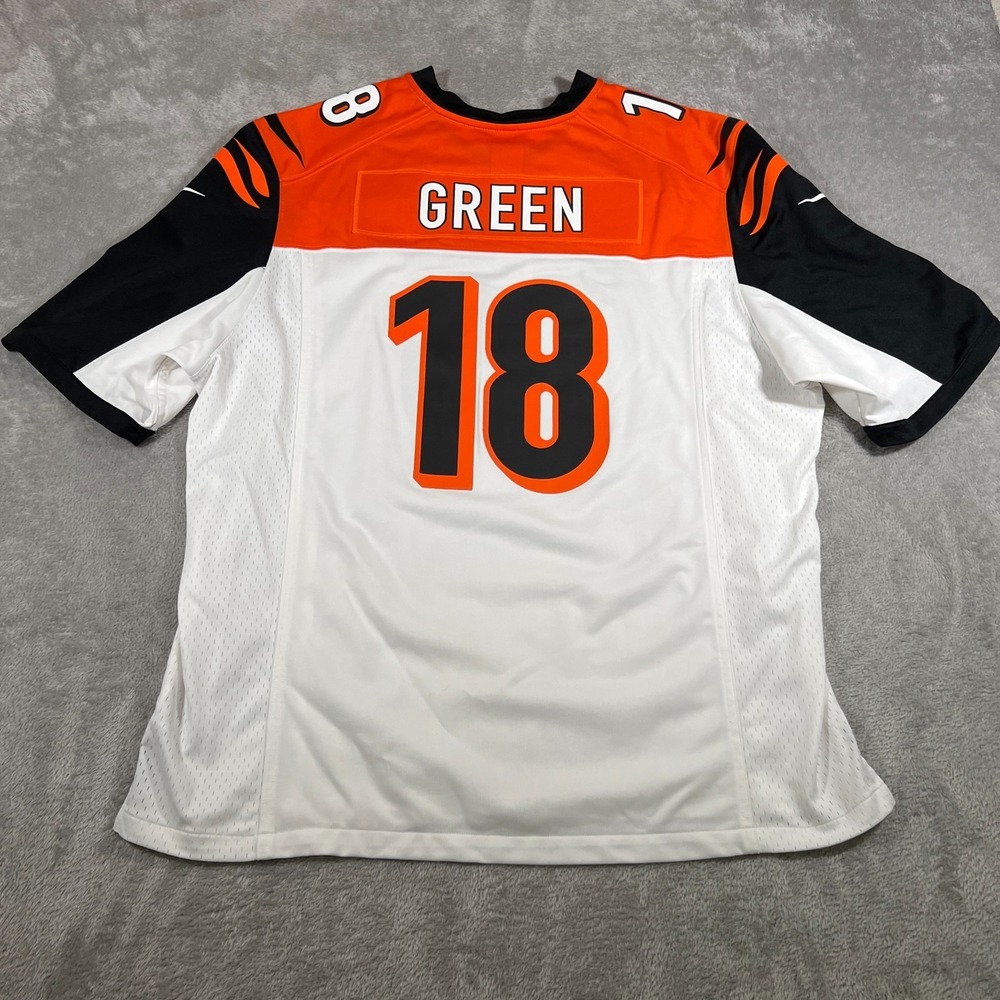 Cincinnati Bengals‎ A.J. Green #18 Jersey Mens XXL White Nike On Field NFL